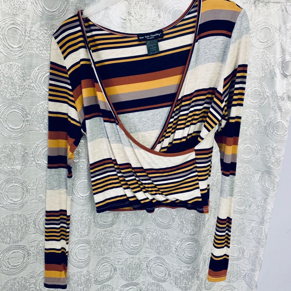 Long sleeve crop top from See You Monday L.A.
